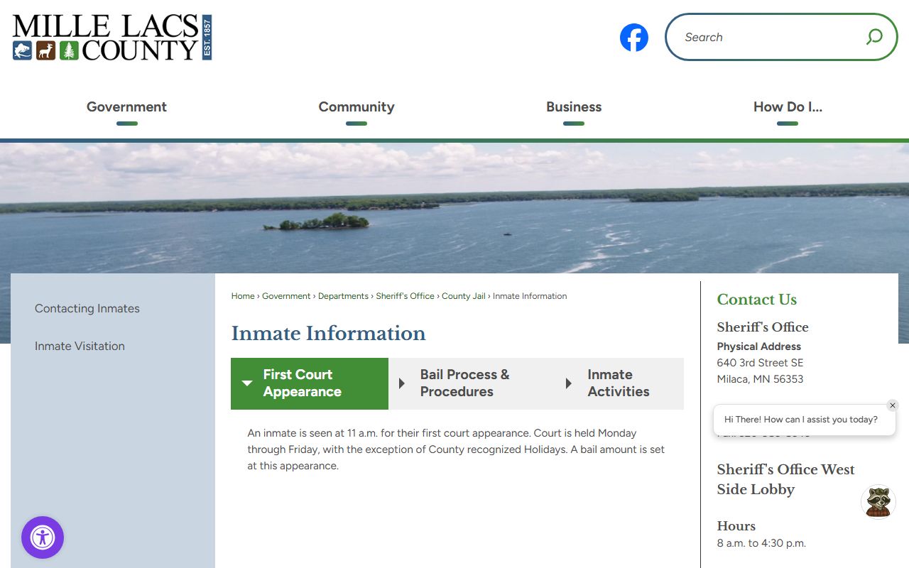 Mille Lacs County Jail Mugshots