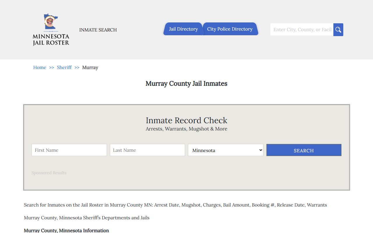 Murray County Jail Mugshots