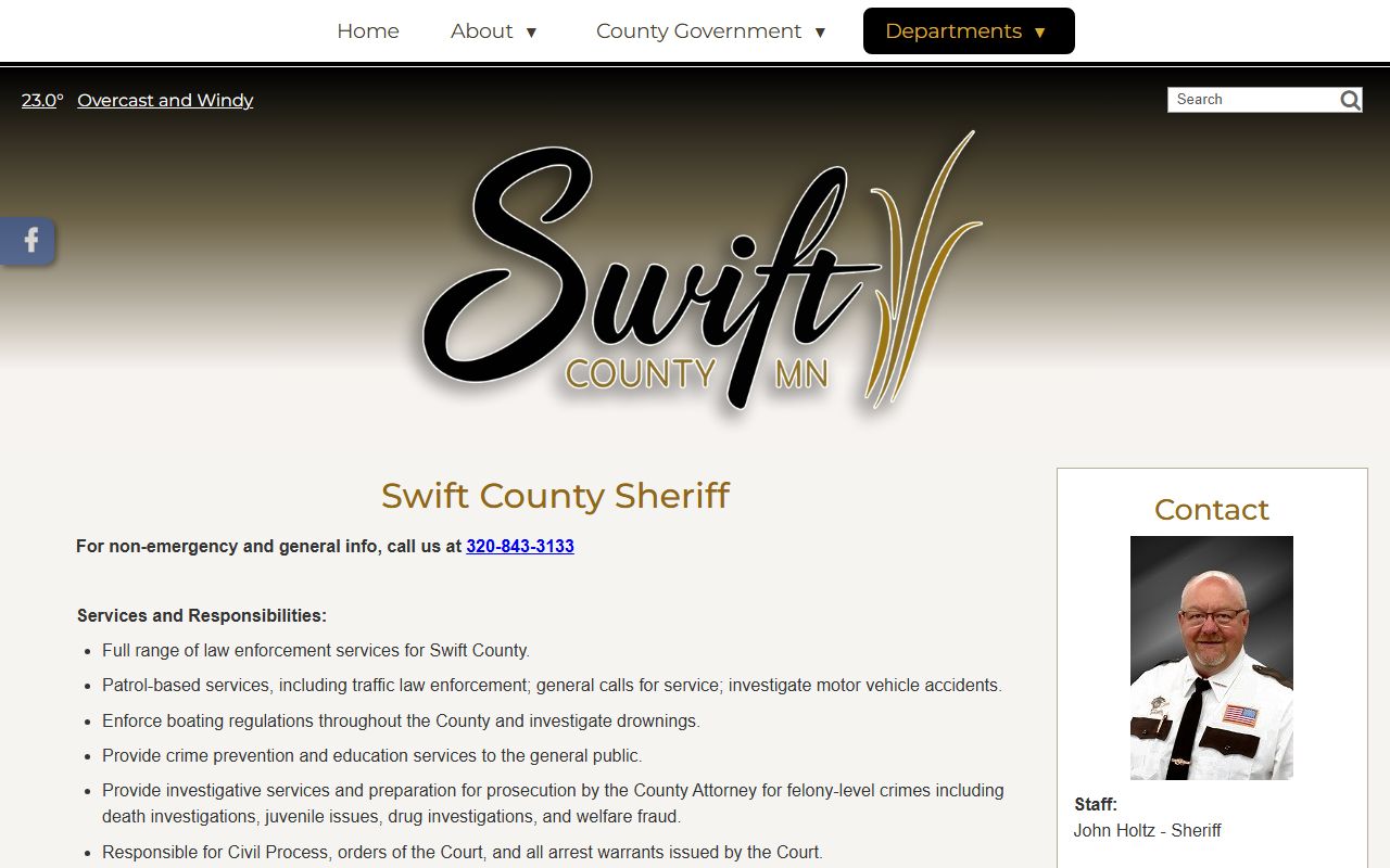 Swift County Jail Mugshots