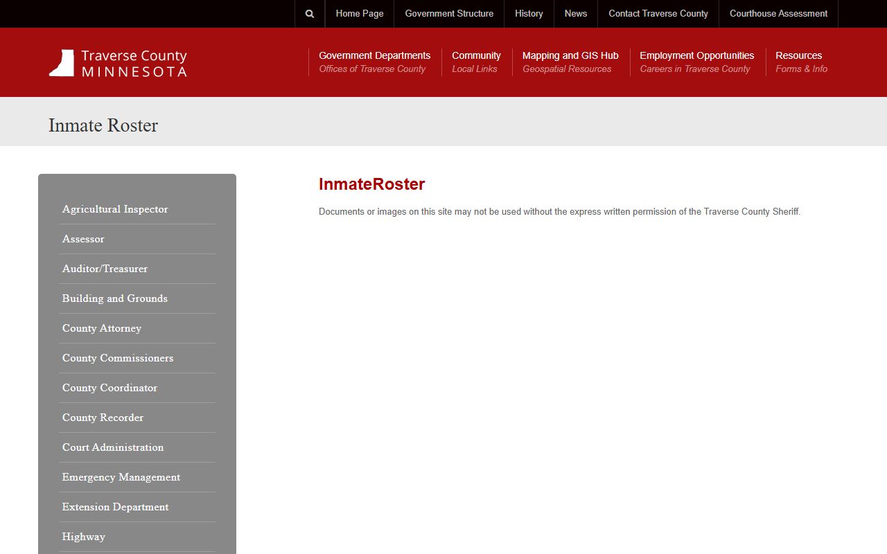 Traverse County Jail Mugshots
