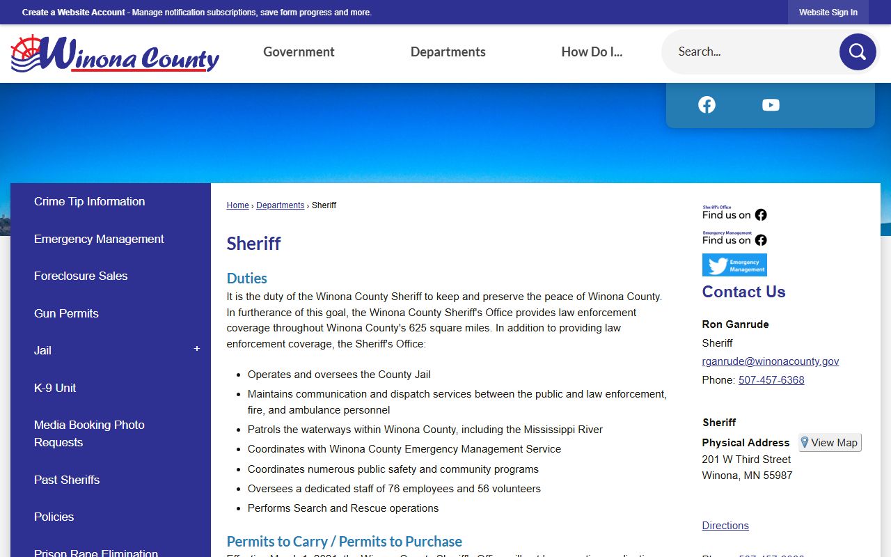 Winona County Jail Mugshots